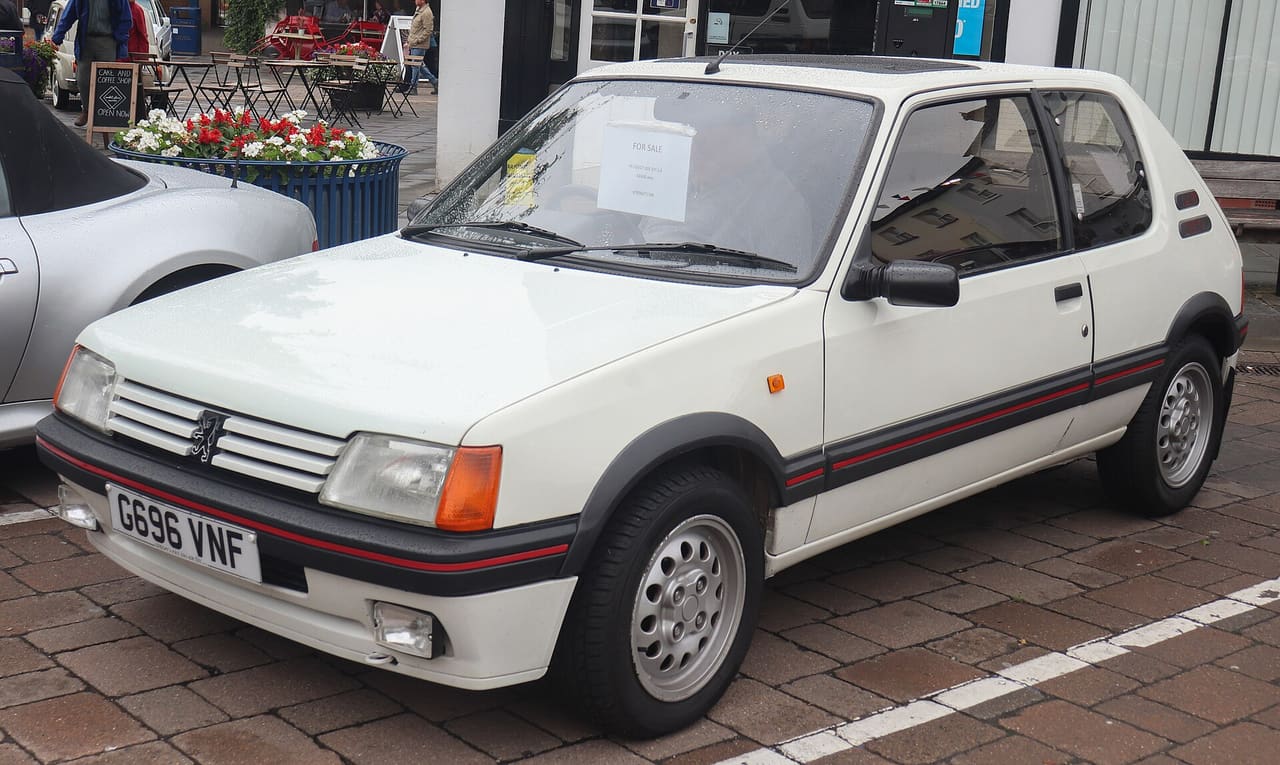Peugeot 205 GTI — France → USA cost guide